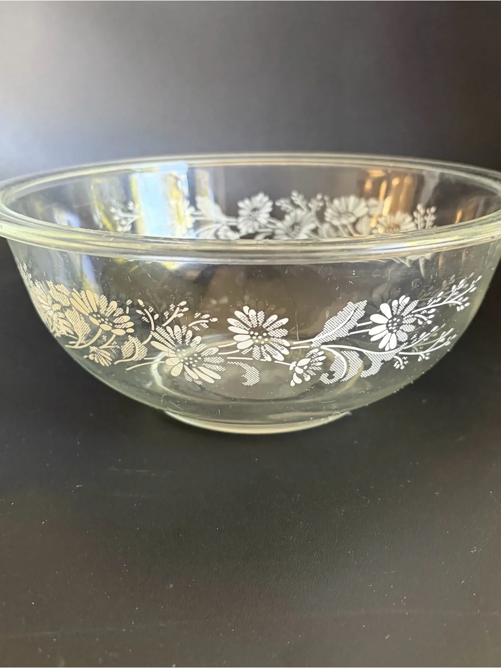 Pyrex vintage clear